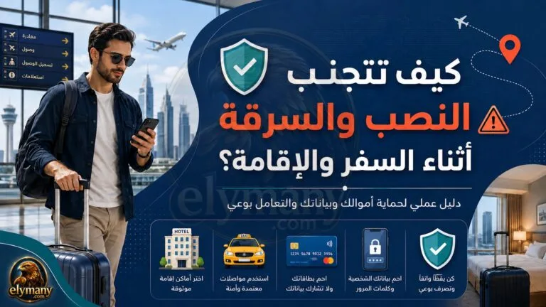 نصائح مهمة لتجنب النصب والسرقة أثناء السفر والإقامة
