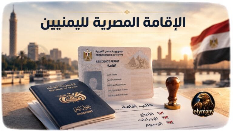 الإقامة المصرية لليمنيين دليل شامل لجميع الأنواع والإجراءات والرسوم