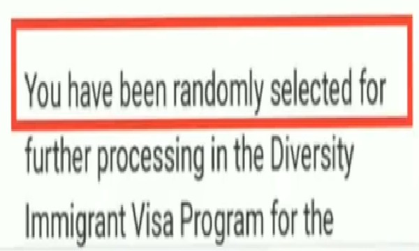 نتيجة قرعة أمريكا خطوات سريعة لمعرفة نتيجتك من هاتفك DV Lottery 6 You have been randomly selected for