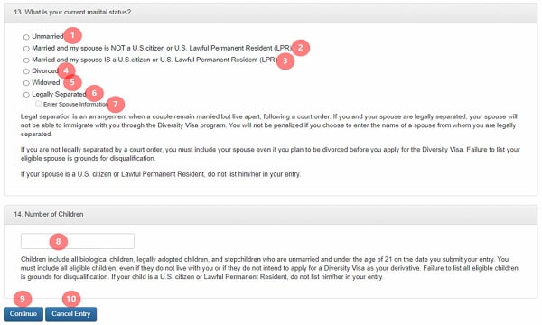 الهجرة العشوائية الى أمريكا lottery