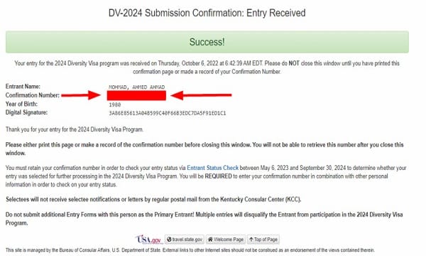 قرعة أمريكا