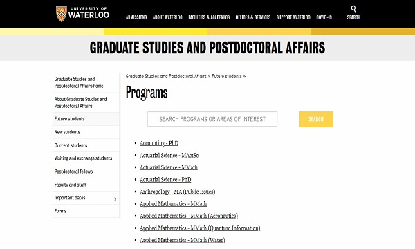 University of waterloo