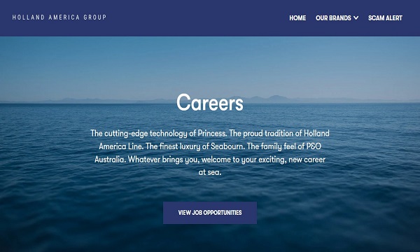 سافر مع وظيفة من 400 وظيفة 3 HOLLAND AMERICA GROUP