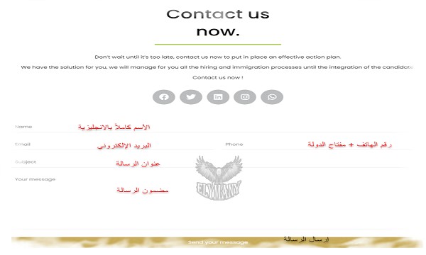 طريقة التقديم