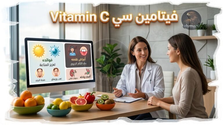 فيتامين سي‎ (Vitamin C): ‎فوائده، أعراض نقصه، وأضرار زيادته