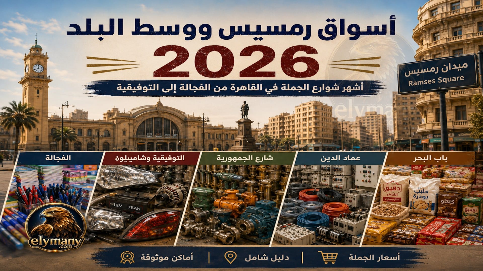 أسواق رمسيس ووسط البلد: أشهر شوارع الجملة في القاهرة من الفجالة إلى التوفيقية