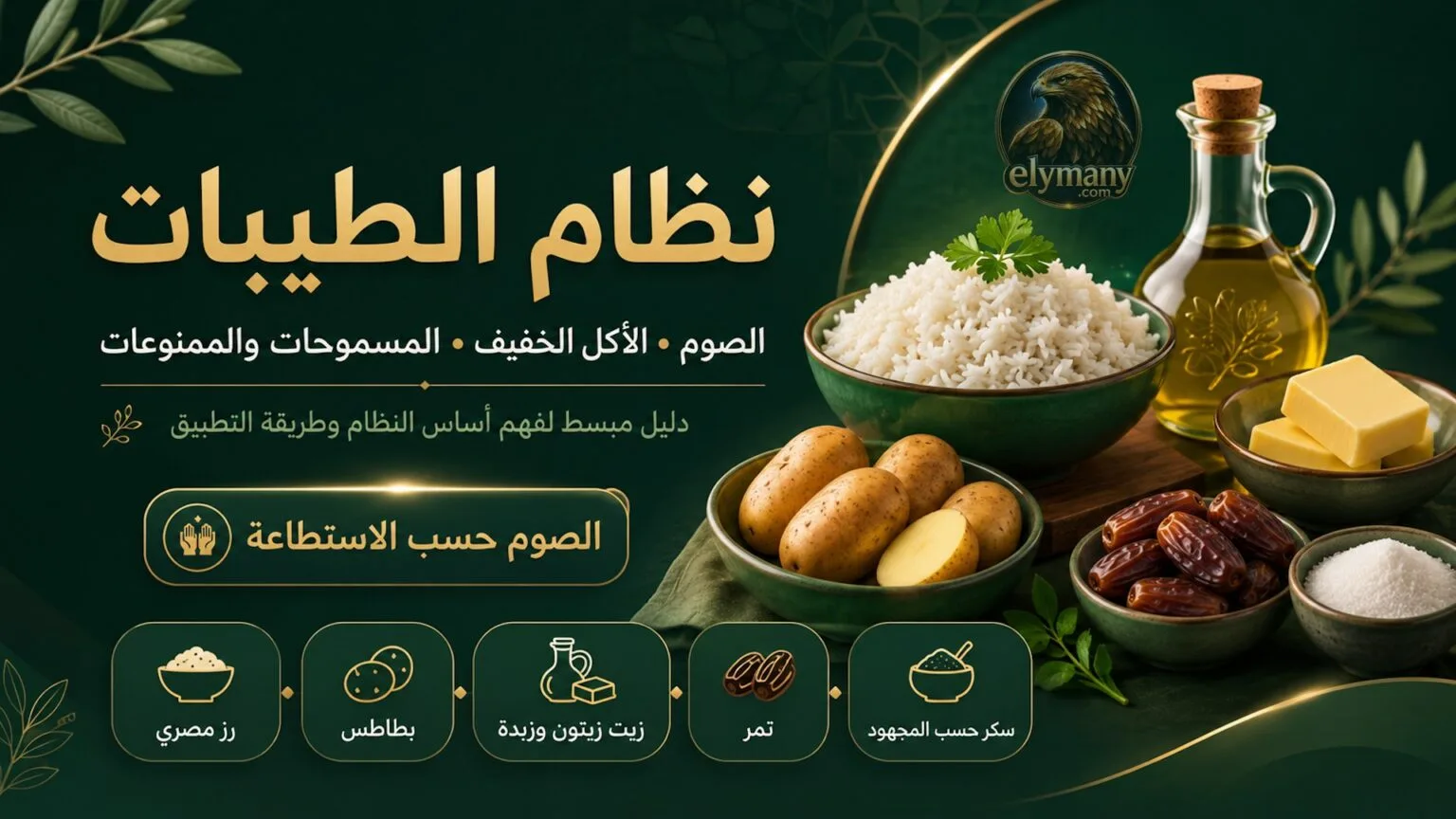 نظام الطيبات بالتفصيل: الأكل المسموح والممنوع وكيف تبدأ