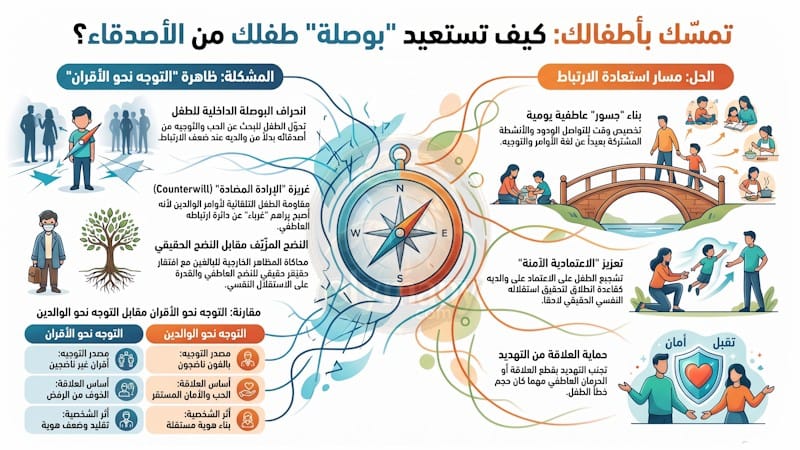 كتاب تمسك بأطفالك: لماذا أصبح الأصدقاء أهم من الوالدين في حياة الأبناء؟ 2026 2 كتاب تمسك بأطفالك: لماذا أصبح الأصدقاء أهم من الوالدين في حياة الأبناء؟