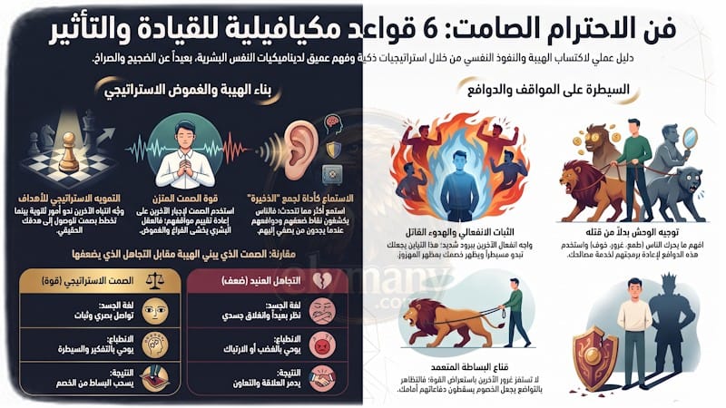 كيف تجعل الناس تحترمك دون أن ترفع صوتك؟ 6 قواعد من مكيافيلي تغيّر ‏طريقة تعاملك مع الآخرين