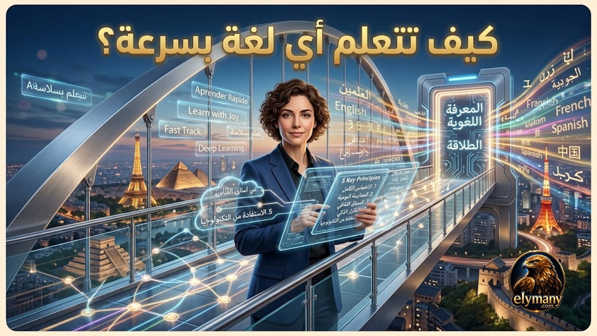 كيف تتعلم أي لغة بسرعة؟ 5 قواعد علمية مستوحاة من تجربة إميل كريبس الذي أتقن 68 ‏لغة