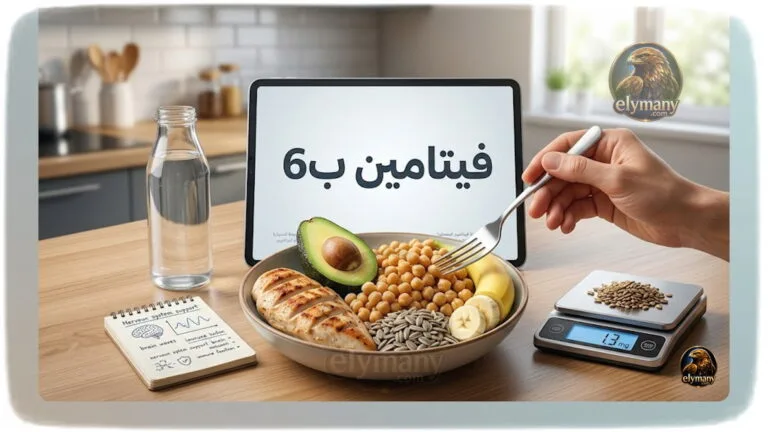 فيتامين ب6 بيريدوكسين‎ (Vitamin B6): ‎فوائده، أعراض نقصه، وأضرار زيادته