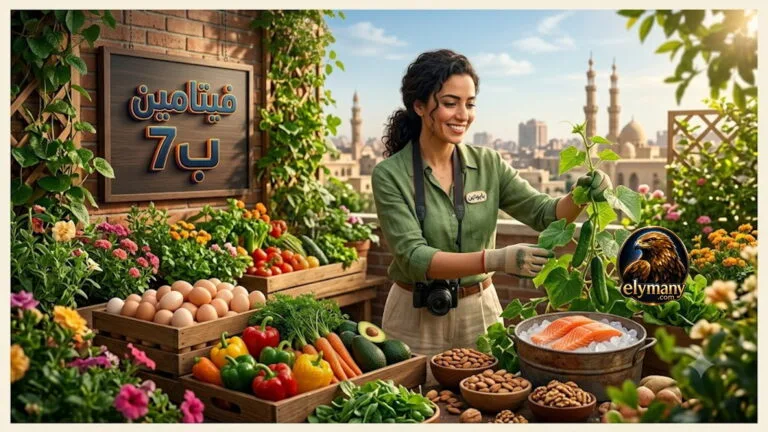 فيتامين ب7 البيوتين‎ (Vitamin B7): ‎فوائده، أعراض نقصه، وأضرار زيادته