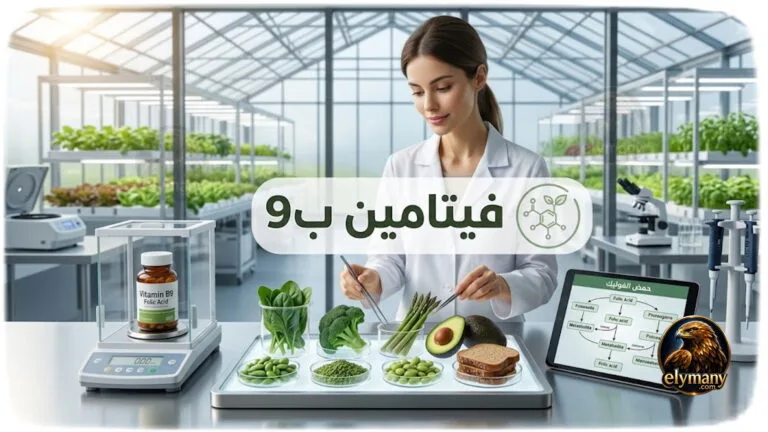 فيتامين ب9 حمض الفوليك‎ (Vitamin B9): ‎فوائده، أعراض نقصه، وأضرار زيادته