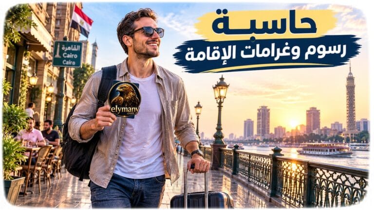 حاسبة رسوم وغرامات الإقامة 1 حاسبة رسوم وغرامات الإقامة في مصر