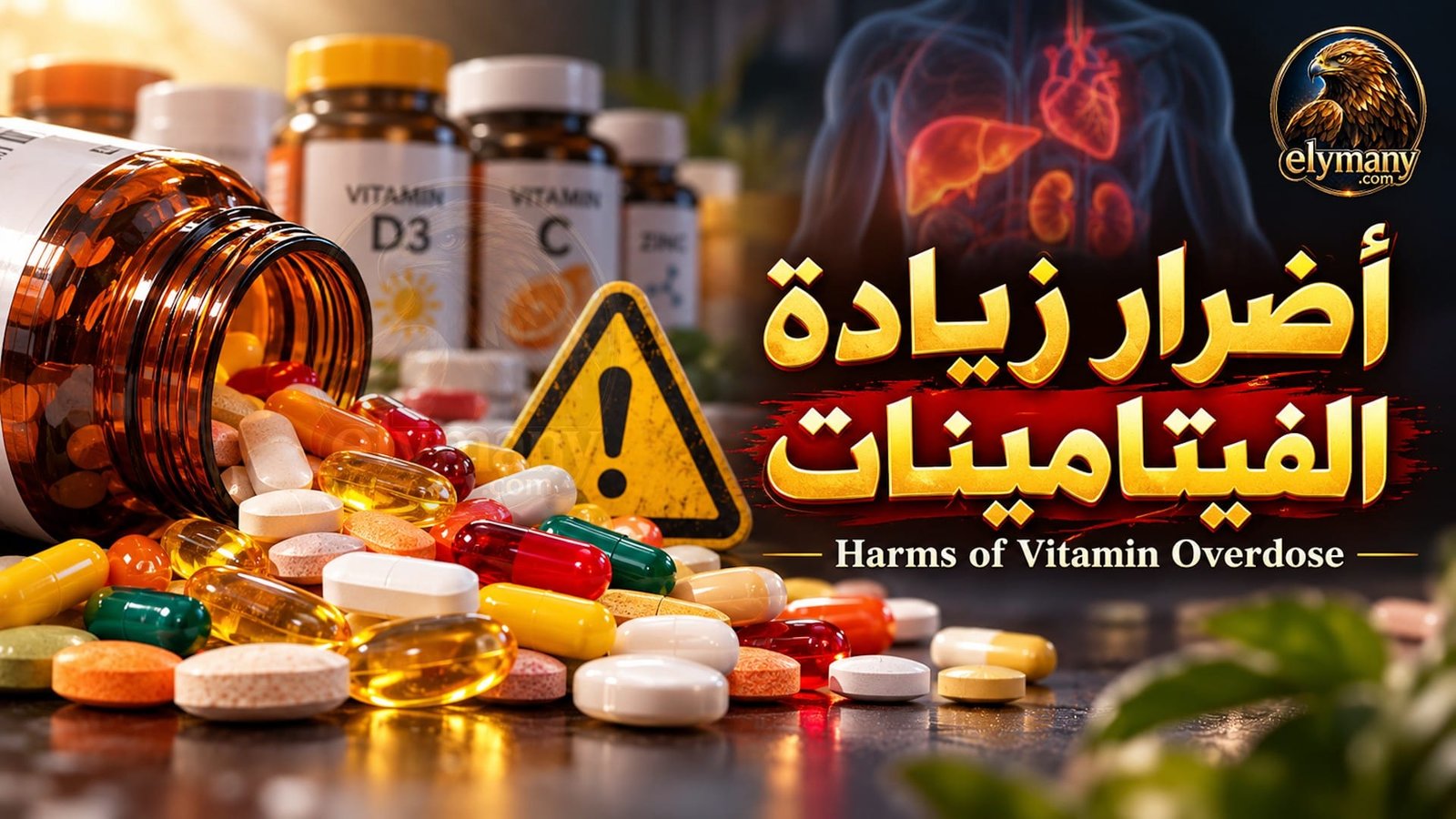 أضرار زيادة الفيتاميناتأضرار زيادة الفيتامينات: ماذا يحدث عند الإفراط في كل فيتامين؟
