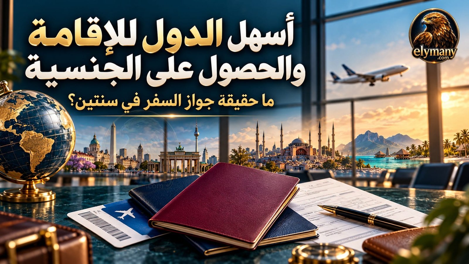 أسهل الدول للإقامة والحصول على الجنسية ما حقيقة جواز السفر في سنتين؟