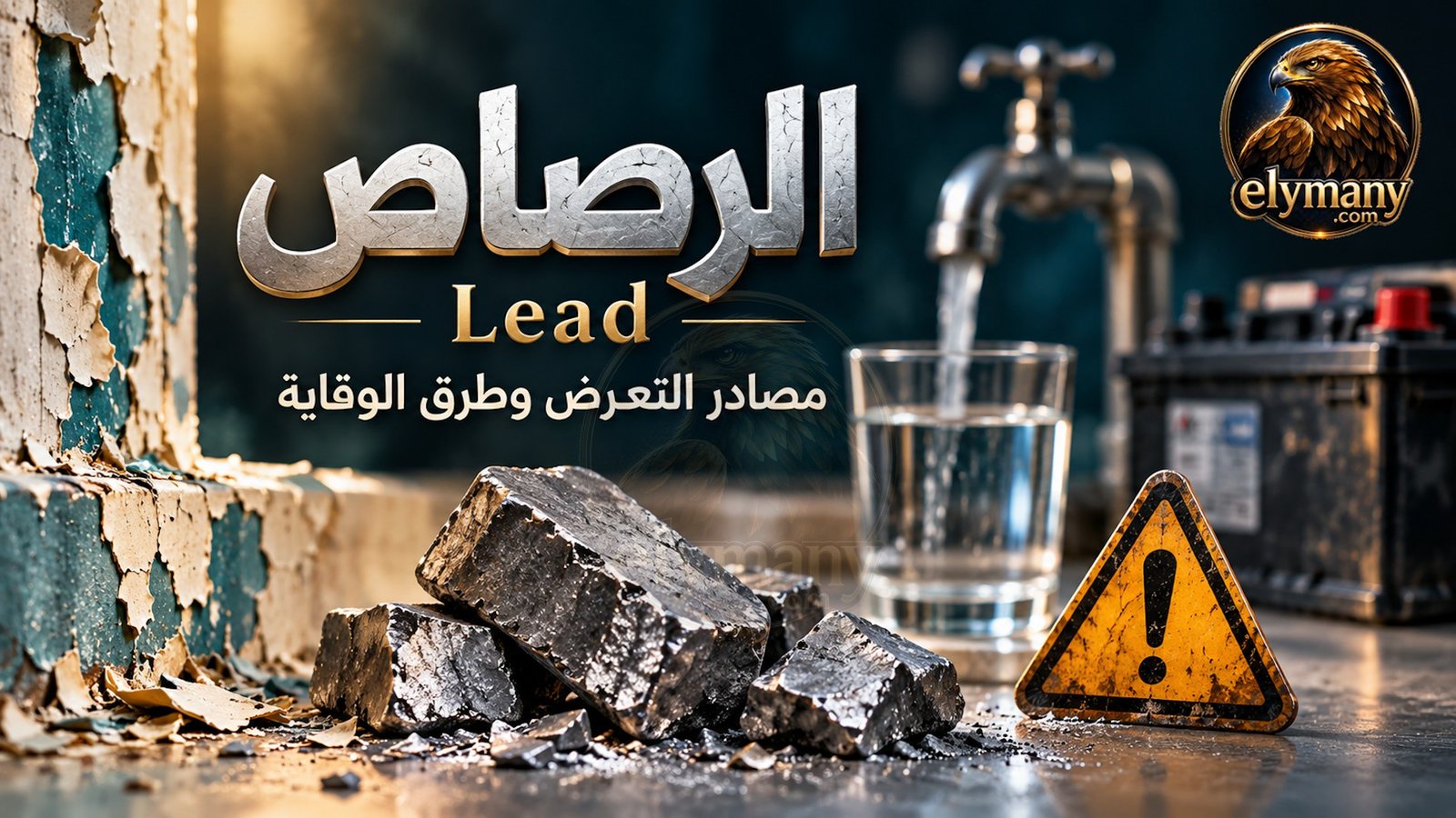 الرصاص (Lead): مصادر التعرض، أعراض التسمم، أضرار التراكم، وطرق الوقاية